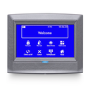 TECLADO GRAU 3 TOUCHSCREEN BAIXO PERFIL CINZA METÁLICO COM RECETOR WIRELESS 3xIN/OUT SUPORTE NFC SENSOR TEMPERATURA