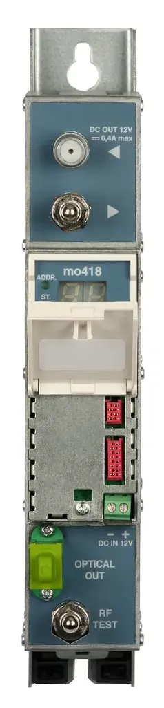 TRANSMISSOR ÓPTICO TV: TERRA mo418 4D31 (1x6dBm, 1310nm) 