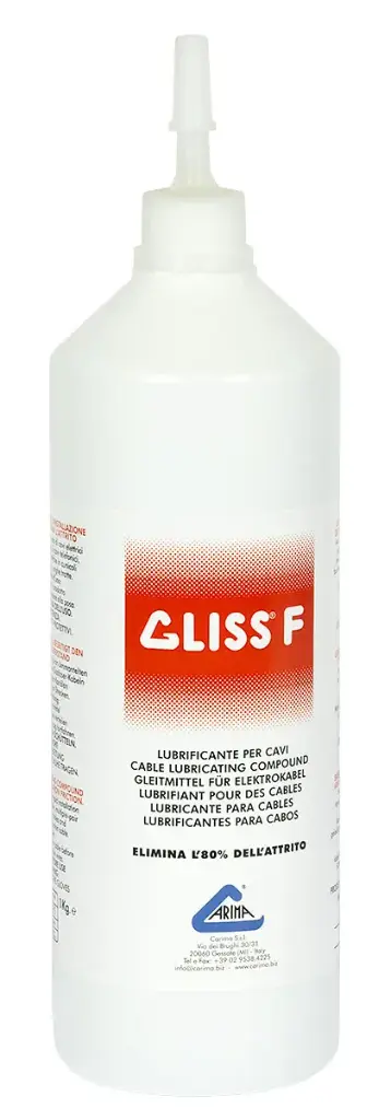 FLUIDO DESLIZANTE GLISS F PARA SOPRO DE CABOS E TUBOS DE FIBRA ÓTICA 1L
