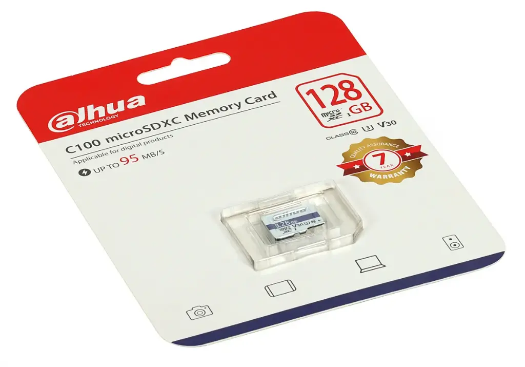 CARTÃO MICROSDXC DAHUA DHI-TF-C100/128GB U3