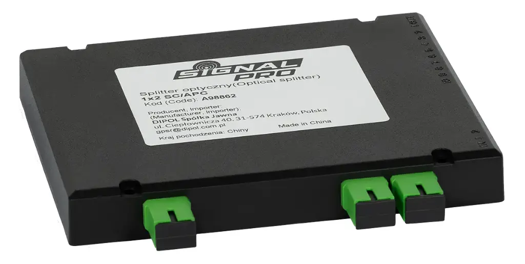 DIVISOR ÓTICO 1x2 SC/APC SIGNAL PRO