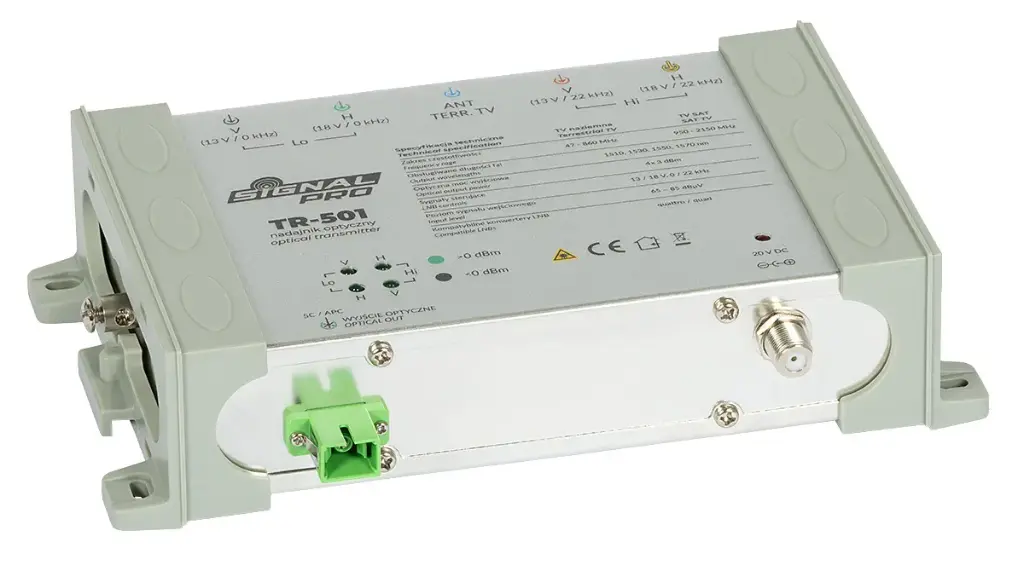 TRANSMISSOR ÓPTICO TR-501 (4x SAT IF+Terr) SIGNAL PRO