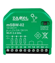 RECETOR Wi-Fi AUTOMATISMO 2 CANAIS SUPLA 12-24Vdc/ac PARA CAIXA APARELHAGEM