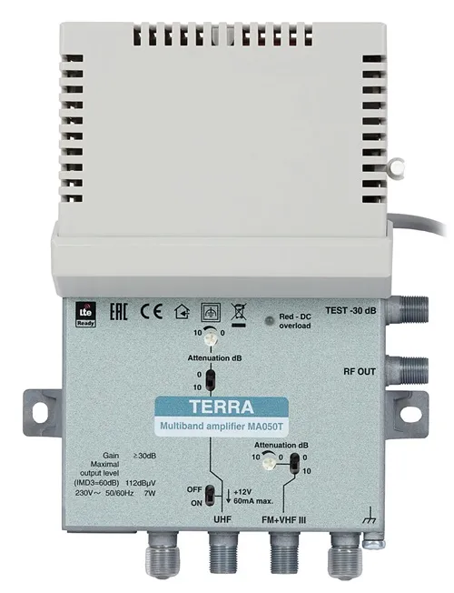 [DPR81050] AMPLIFICADOR RESIDENCIAL FM/TV: TERRA MA050T