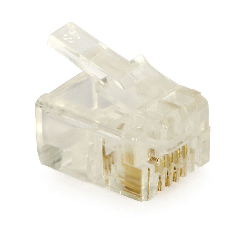 100x CONECTOR RJ11 6P4C