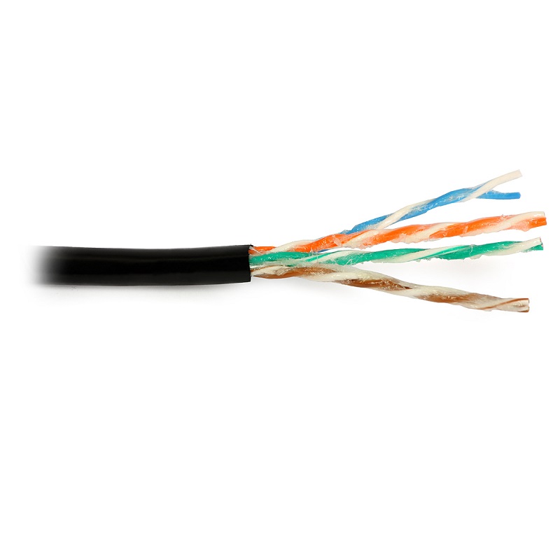 305m CABO U/UTP CAT 5e NETSET PRETO GEL EXTERIOR FCA
