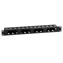 ORGANIZADOR DE CABLES HORIZONTAL 1U 19" RACK
