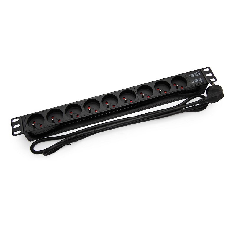 EXTENSÃO 19" RACK 9xTOMADAS 230Vac 