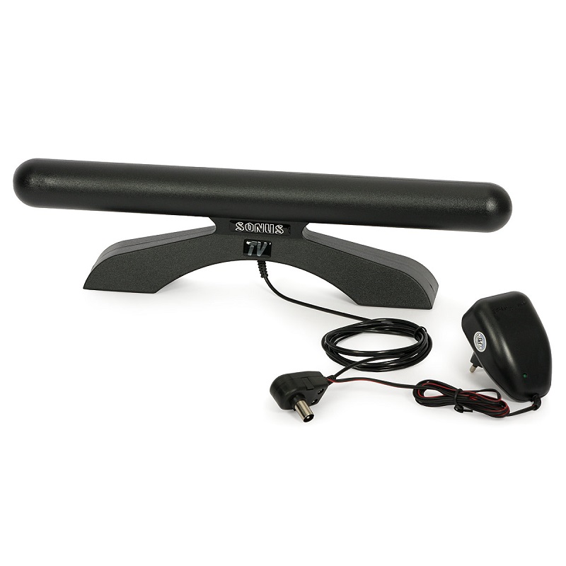 ANTENA TV INTERIOR COM AMPLIFICADOR SONUS