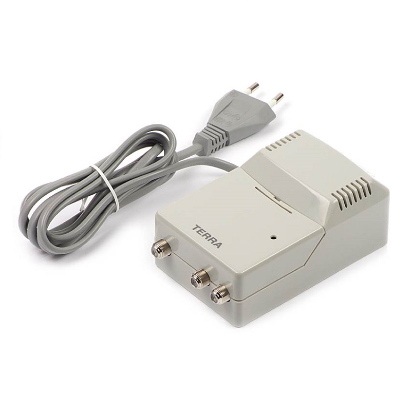 AMPLIFICADOR VHF/UHF TERRA HS-013 1xENTRADA 2xSAIDAS 12V