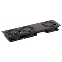 PANEL VENTILACIÓN FRONTAL 3xVENTOINHAS 19" RACK