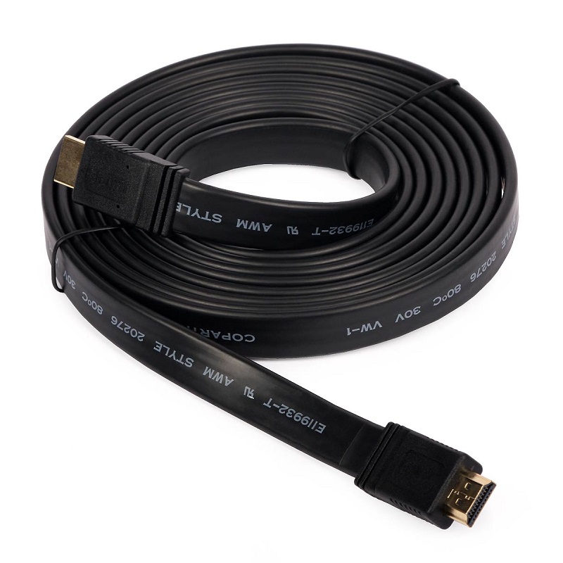 3m CABLE HDMI-HDMI 28AWG V1.4 FLAT