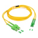 1.5m PACHCORD MONOMODO ULTIMODE PC-525D 2xSC/APC 2xLC/APC