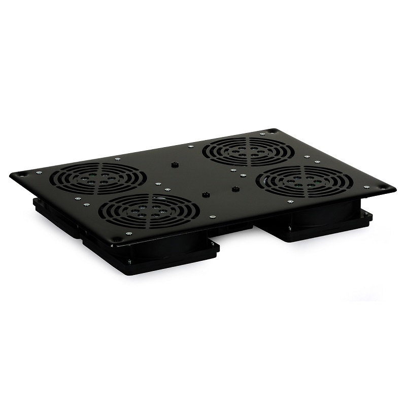 PAINEL VENTILAÇÃO DE TOPO 4xVENTOINHAS 19" RACK
