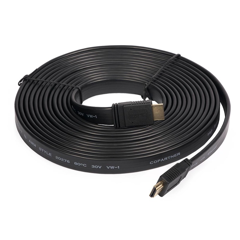 5m CABLE HDMI-HDMI 28AWG V1.4 FLAT