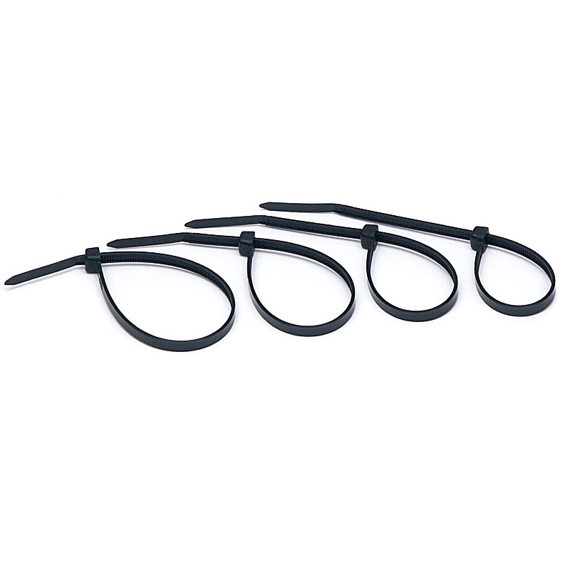 100x ABRAZADERA FIVELA TZ20/5CS NEGRA 200x4.5mm