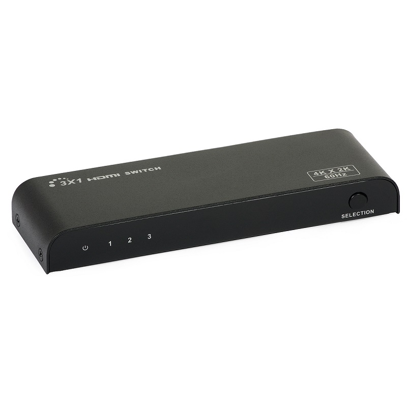 SWITCHER/COMUTADOR SIGNAL-HD HDMI 3x1 4K