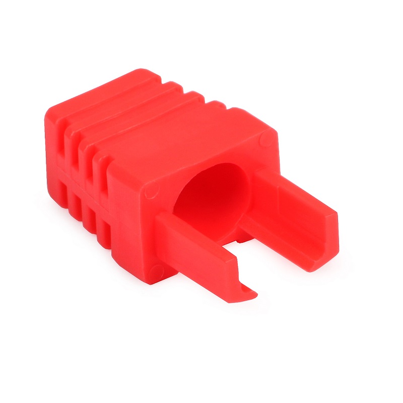 100x PROTEÇÃO MODULAR SLIM-LINE RJ45 VERMELHO