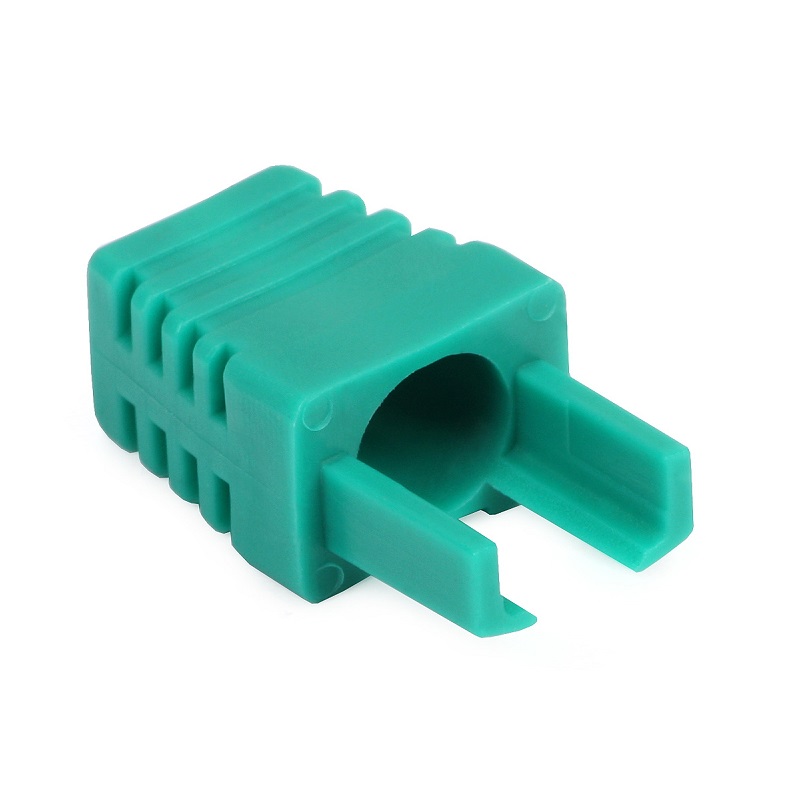 100x PROTECCIÓN MODULAR SLIM-LINE RJ45 VERDE