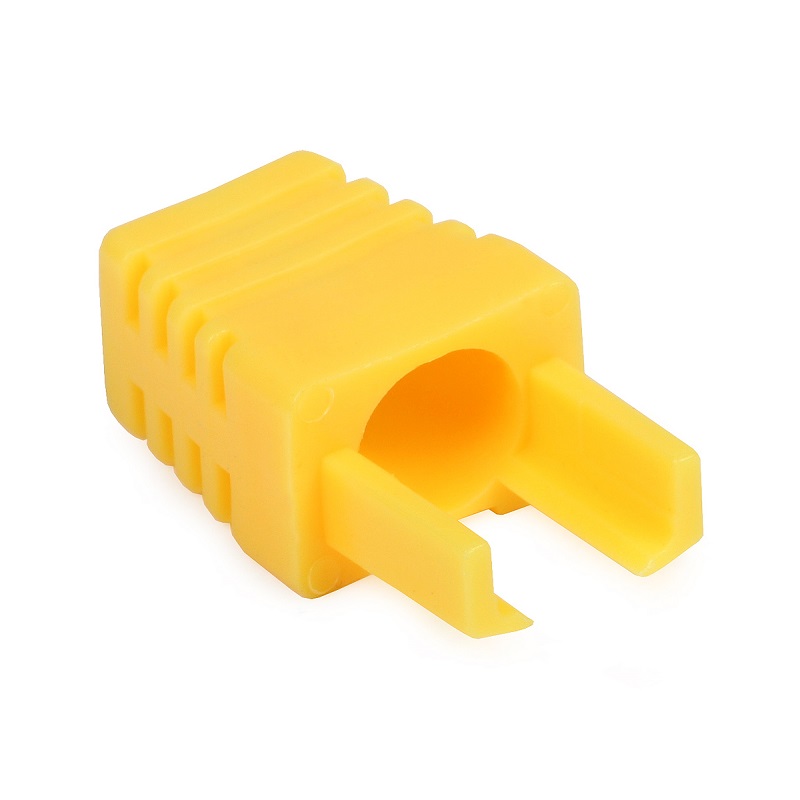 100x PROTECCIÓN MODULAR SLIM-LINE RJ45 AMARILLO