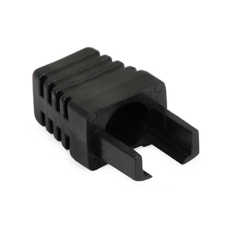 100x PROTECCIÓN MODULAR SLIM-LINE RJ45 NEGRA