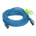 5m CABO S/FTP  PATCHCORD CAT 6A AZUL