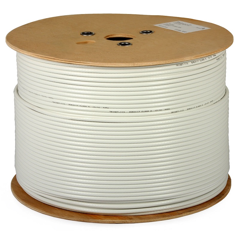 500m CABO COAXIAL 75 Ohm TRISET-113 1.13/4.8/6.8 