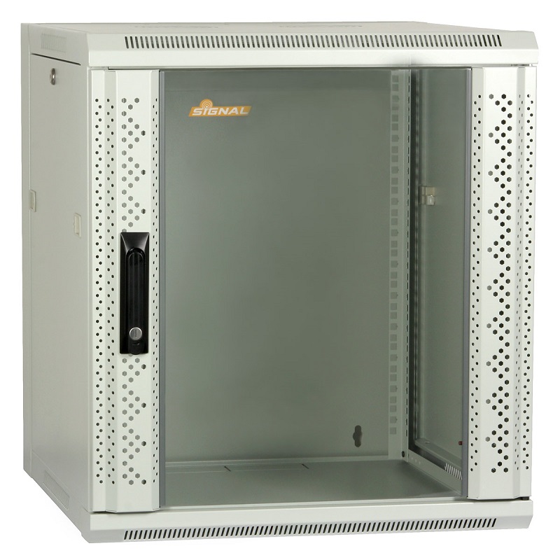 BASTIDOR 19" RACK 12U 600mm CINZA (RAL7035)