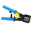 ALICATE CRAVAR FICHA RJ45 MODULAR 6P4C / 6P6C / 8P8C