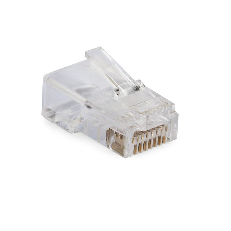 100x FICHA RJ45 CAT5 DE PASSAGEM EZ 8P