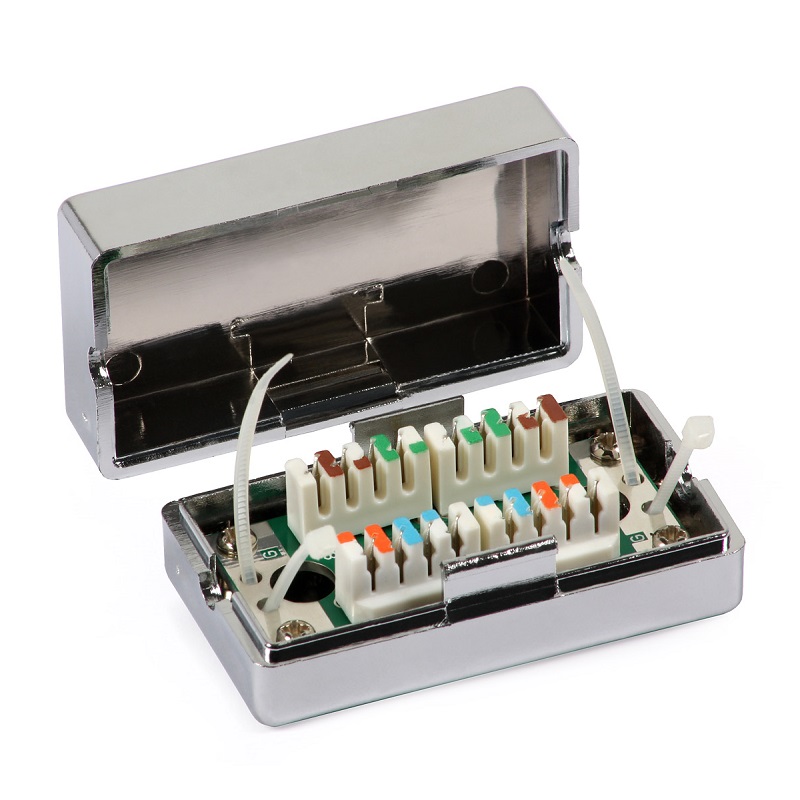 CAJA DE CONEXIONES PARA MONTAJE SUPERFICIE STP CAT5E