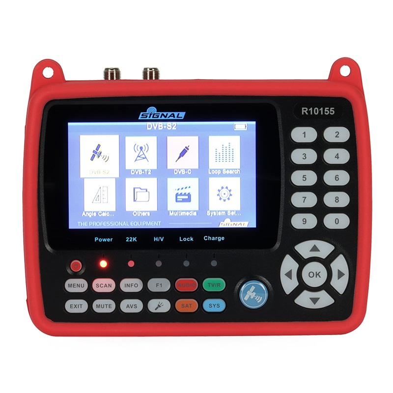 MEDIDOR DVB-T/T2/C e DVB-S2X/S2/S ST-5155 SINTONIZADOR INTEGRADO