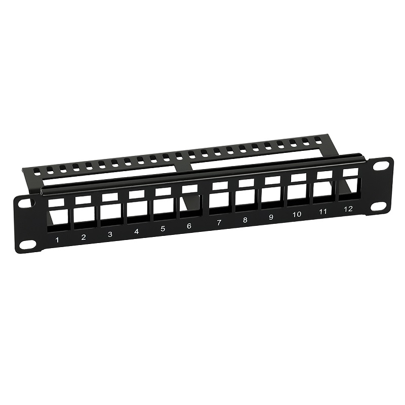 PAINEL 12x KEYSTONE RACK 10"