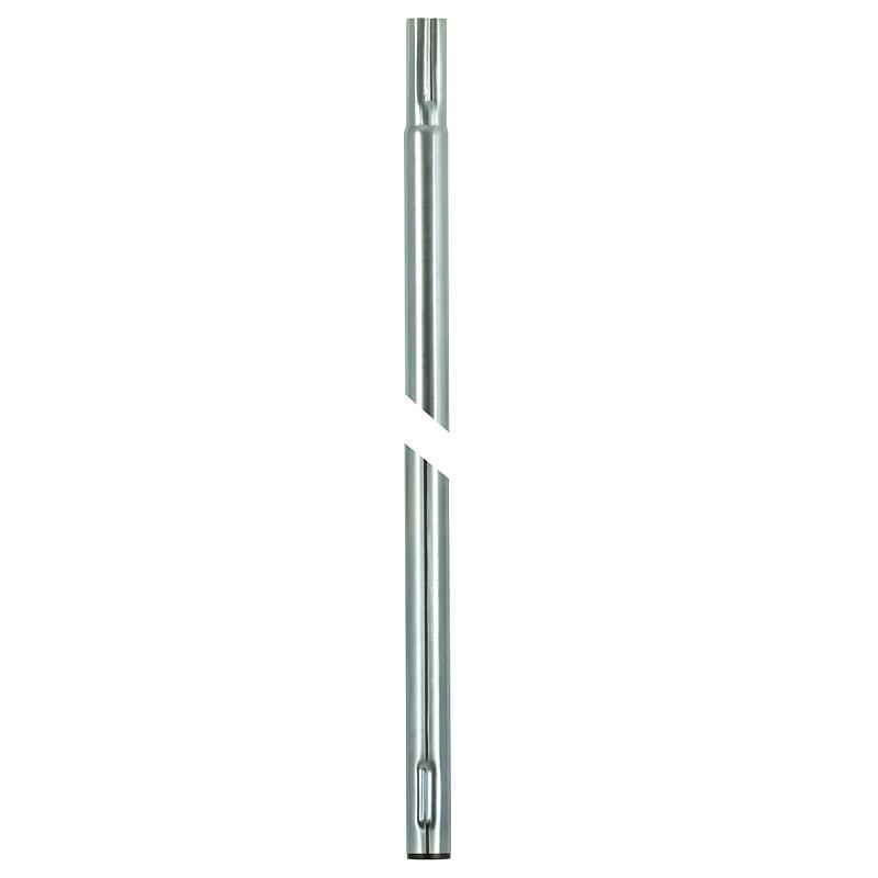 1m MASTRO ANTENA AÇO 38mm GALVANIZADO