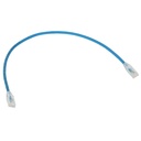 0.5m CABLE U/UTP PATCHCORD NETSET CAT.6 LSOH AZUL