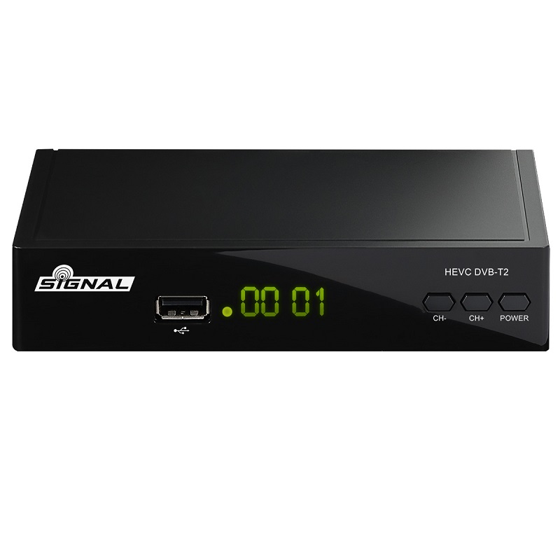 RECEPTOR DVB-T/T2/C SIGNAL T2-BOX DVB-T2 HEVC