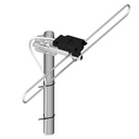 ANTENA DAB/DVB-T/T2 DIPOL-1/5-12