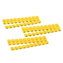 3x30x MARCADORES LETRAS "A-C" PARA CABLE 4.0-6.0mm 