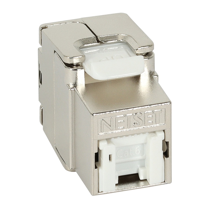 MÓDULO KEYSTONE NETSET RJ-45 STP CAT 6 BLINDADO SIN HERRAMIENTAS