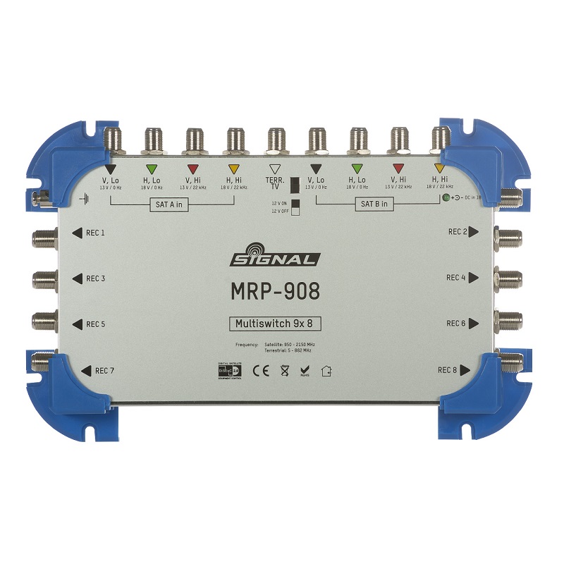 MULTISWITCH SIGNAL MRP-908 9xENTRADAS / 8xSAÍDAS TV TERRESTRE PASSIVO