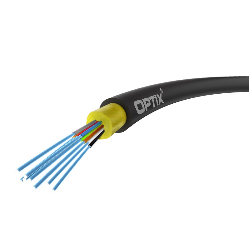 CABO FIBRA ÓPTICA MONOMODO UNIVERSAL OPTIX 8xFIBRAS 8x9/125 ITU-T G.657.A2 Fca