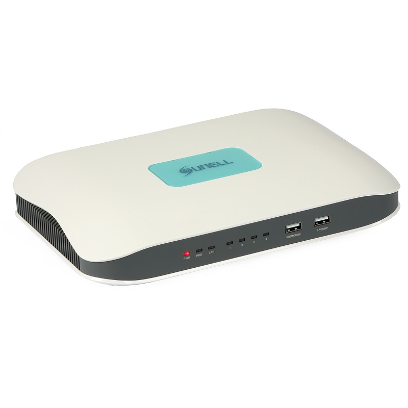 NVR IP SUNELL SN-NVR10/01E4 4 CANAIS 4xPoE 18Mbps 1xSAÍDA