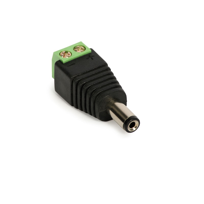 ADAPTADOR RÁPIDO ALIMENTAÇÃO MACHO DC 2.1/5.5mm