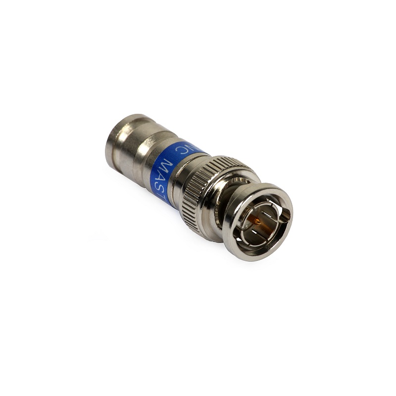 FICHA COMPRESSÃO BNC 6 MASTER PARA CABO RG-6