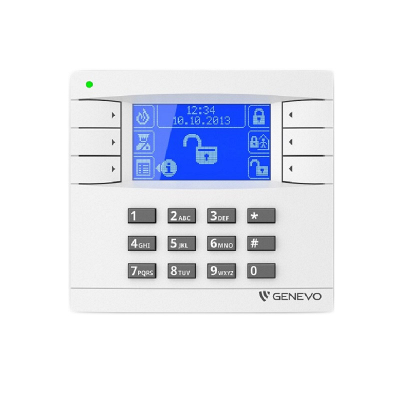 TECLADO PRiMA LCD BRANCO/AZUL