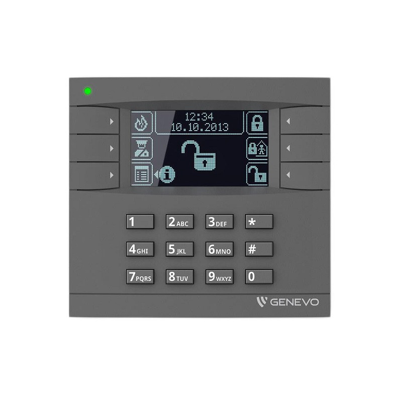TECLADO PRiMA LCD ANTRACITA/NEGRO