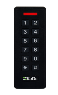 LEITOR CARTÕES UNIQUE + HID + MIFARE COM TECLADO PRETO