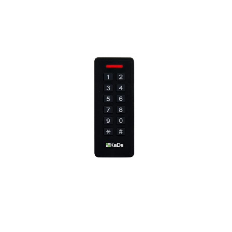 LEITOR CARTÕES UNIQUE + HID + MIFARE COM TECLADO PRETO