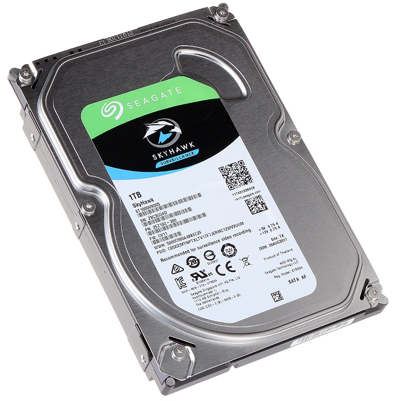 HDD SKYHAWK 1TB 64MB 5.9K 3.5" SATA (só vendido com NVR ou XVR)