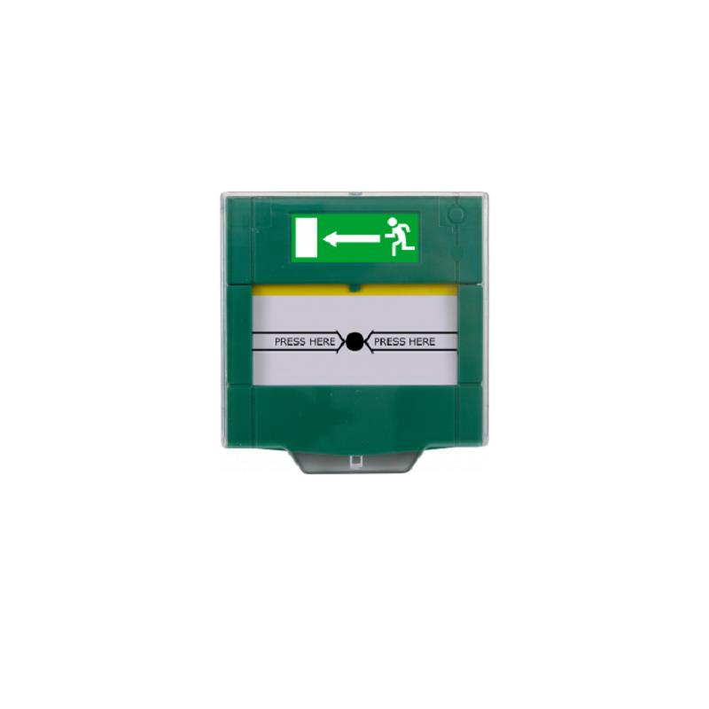 BOTÃO REARMÁVEL EMERGÊNCIA ABERTURA PORTA 2xNF/NA
